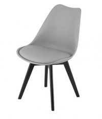 Világosszürke szék skandináv stílusban DARK-BASIC