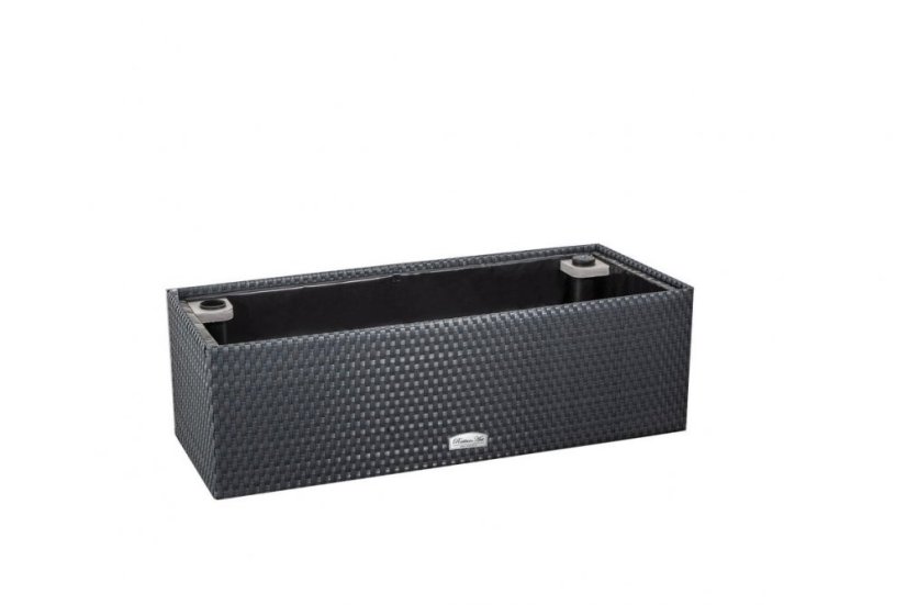 Önöntöző rattan virágcserép Vicenza Vicenza antracit 95x40x30