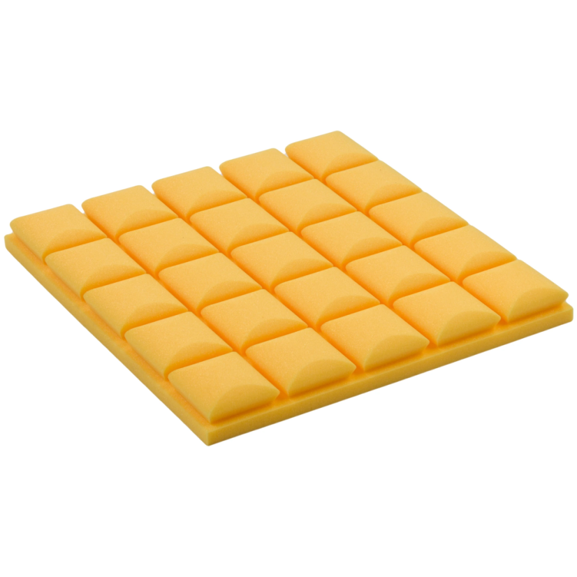 Akusztikai panel - kocka 50x50x5cm sárga