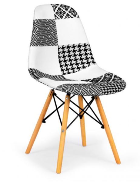 Esszimmerstuhl Patchwork White