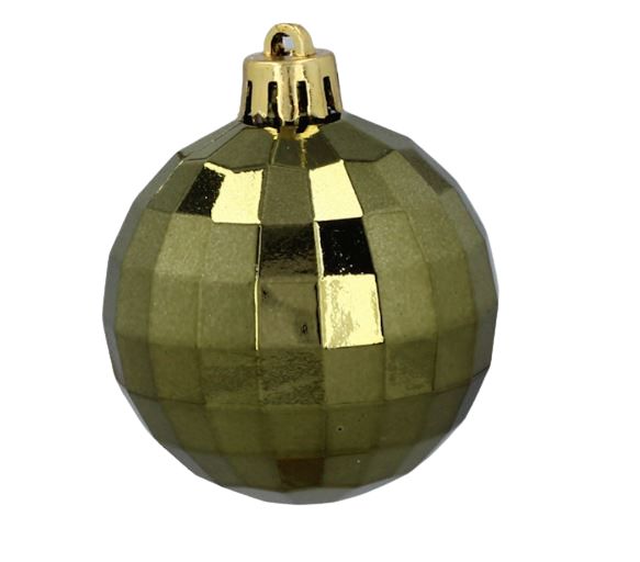 Karácsonyi gömbök 35db Olive