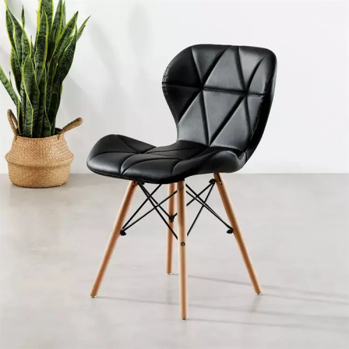 Blagovaonske stolice 4 komada koža Dark