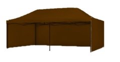 Cort pavilion pliabil 3X6 maro SQ