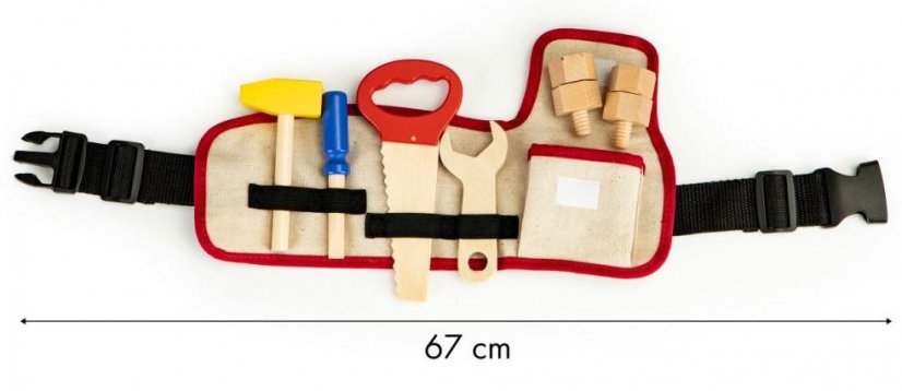 Детски колан с дървени инструменти