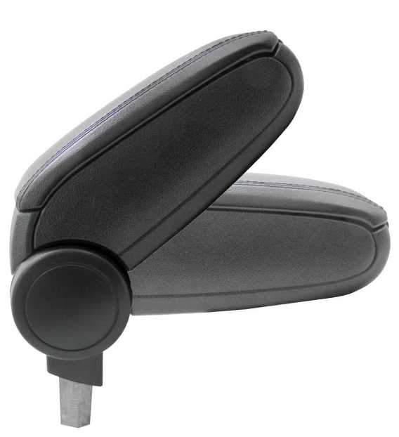 Könyöktámasz Citroen C4 2004-2010 1. generáció, fekete, textil borítás
