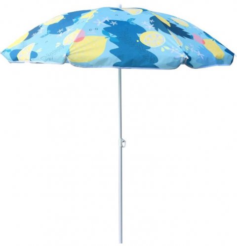 Плажен чадър 160 см лимон