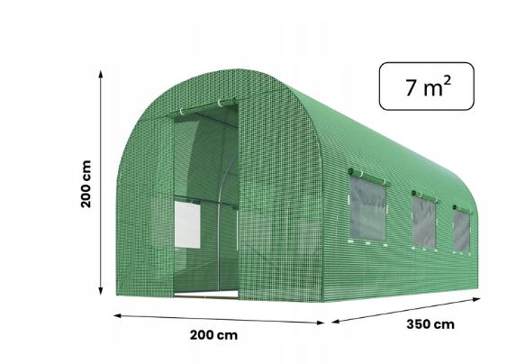 Folie für Foliengewächshäuser 2x3,5 m mit UV Filter