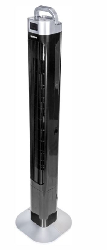 Torony ventilátor Tower high 90W fekete