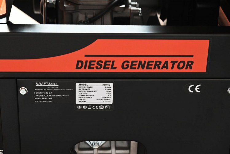 Generator 9000w 220v kd169
