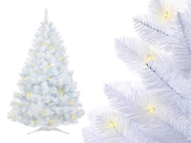 Božićno drvce Jela 120cm Bijela Elegance