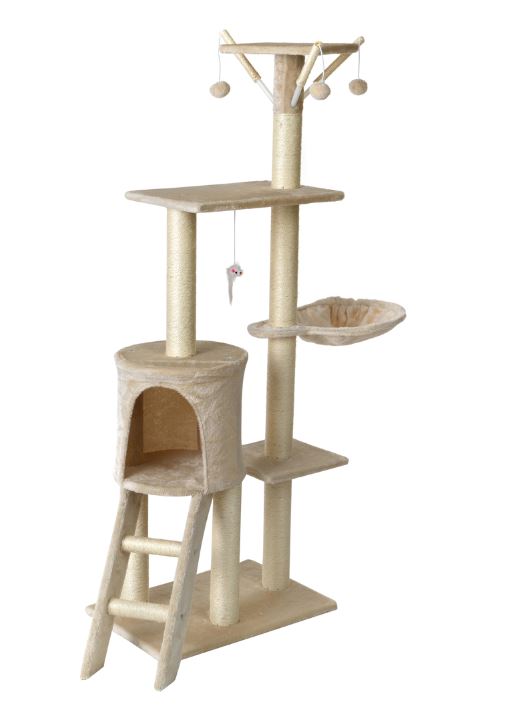 Ansamblu pentru pisici 139cm Beige Debbie