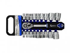 Gola foglalatos kulcs készlet 1/2" 19ks, 8-32mm CRV