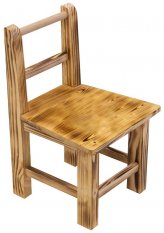 Детски дървен стол