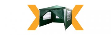 Парти шатри - Размер на шатра тип хармоника - 2,5 x 2,5 m