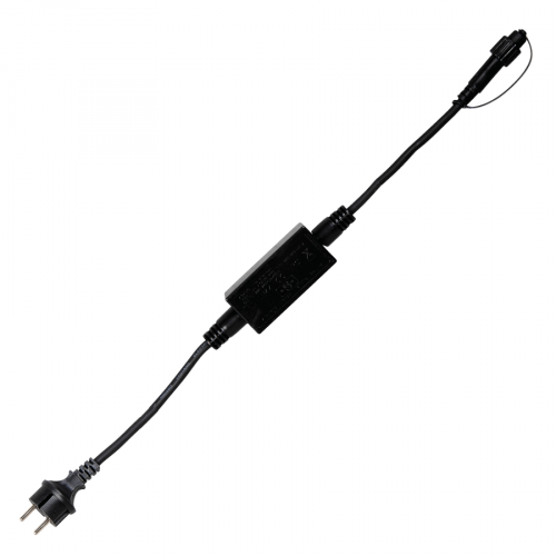 Kabel za spajanje PROFI vanjske LED rasvjete, 1,8m, crni