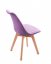 Blagovaonska stolica od baršuna u skandinavskom stilu Rose Glamour