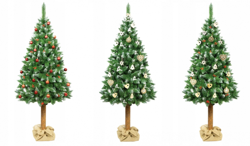 Weihnachtsbaum mit Stamm Fichte PE 180 cm Royal