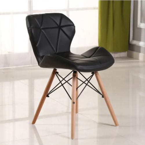 Blagovaonska stolica od kože Dark