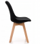 Трапезни столове 4бр скандинавски стил черен Glamor