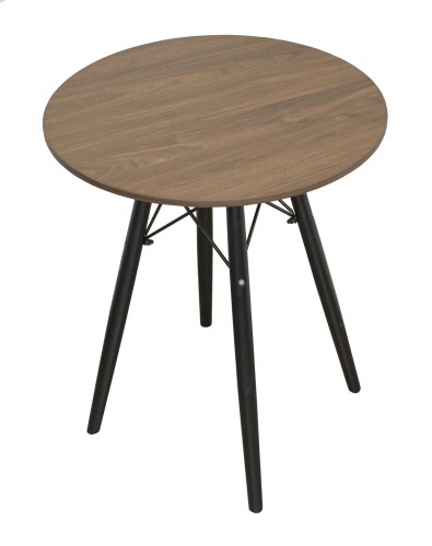 Kör asztal ANELLO Dark Ash 60cm