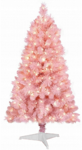 Ružičasto božićno drvce Jela 100cm Classic