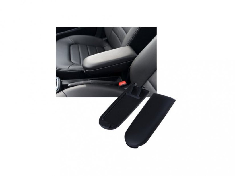 Capac pentru cotieră Seat Toledo 2, husă textilă, gri