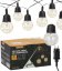LED fénylánc 5V 10m meleg fehér Bubble