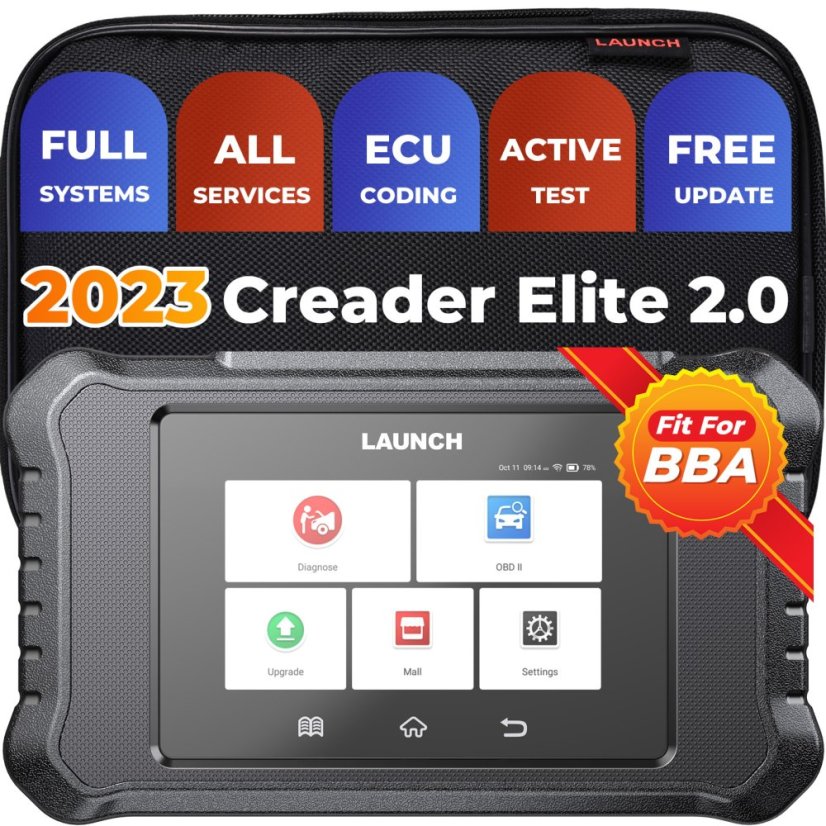 Autódiagnosztika Launch Creader Elite 2.0 BBA