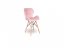 Jedilni stol žameten roza PINK CRYSTAL