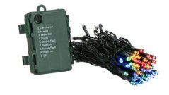 Instalație de Crăciun cu baterii 10,5m 100 LED 8 programe Multicolor