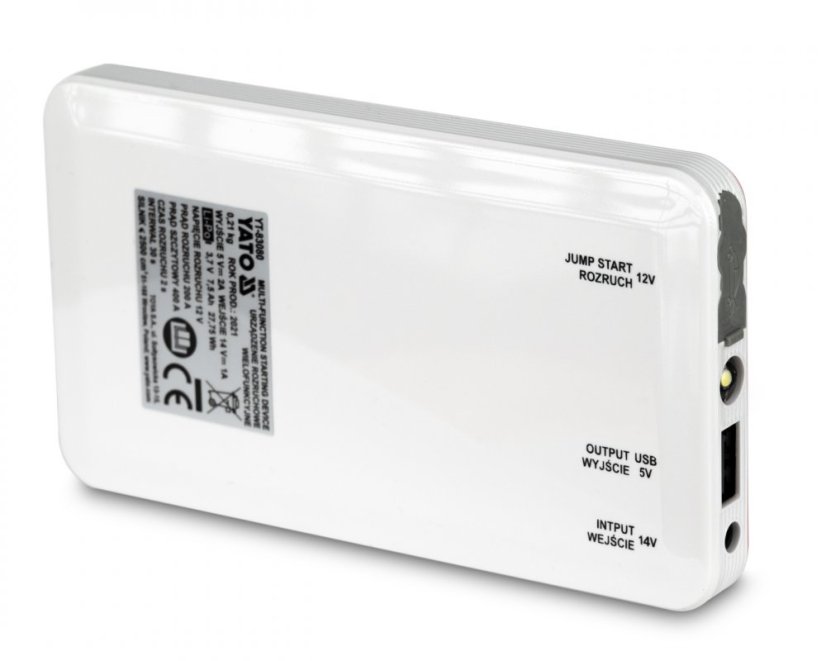Acumulator extern pornire/încărcare auto Start Booster Power Bank 7500mAh YT-83080