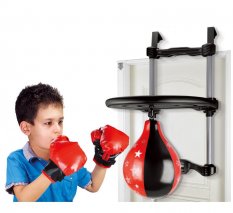 Otroška boksarska vreča z ročajem za vrata