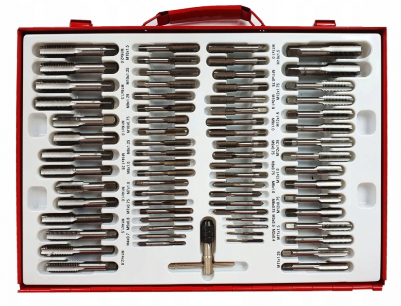 Gewindebohrer- und Schneider Profi-Set M2-M18 110 Stk.