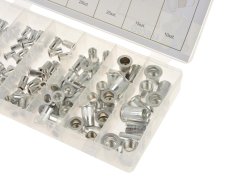 Set piulițe nituite Aluminiu M3-M10 150buc G02911