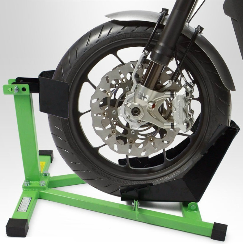 Motorkerékpár állvány első kerékhez Green HD15731