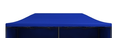 Acoperiș cort pavilion albastru 3x6 m SQ/HQ/EXQ