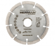 Диамантен диск HERMAN BD-20 Agressa 125x22,2mm / H=7mm