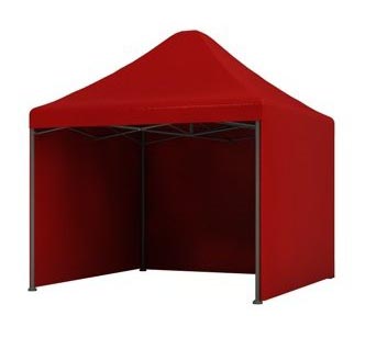 Škarjasti šotor 2x2 rdeč SQ