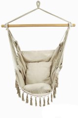 Hängesessel für Garten Beige extra Monaco Summer