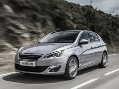 Naslon za ruku Peugeot 308 II, crna, presvlaka od tekstila