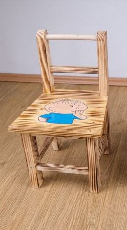 Scaun din lemn pentru copii Lolek