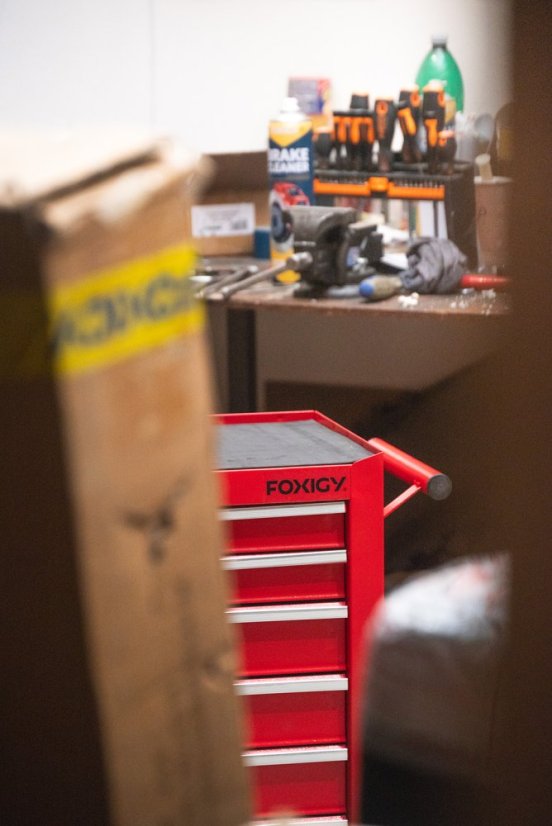 Dielenský vozík/ skrinka na náradie Foxigy, 7 šuplíkov