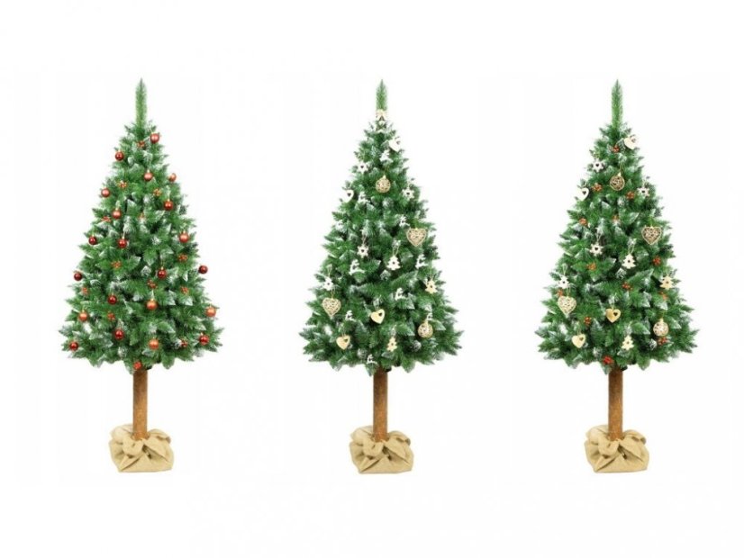 Brad de Crăciun pe trunchi - Pin Luxury Diamond 190 cm cu Conuri