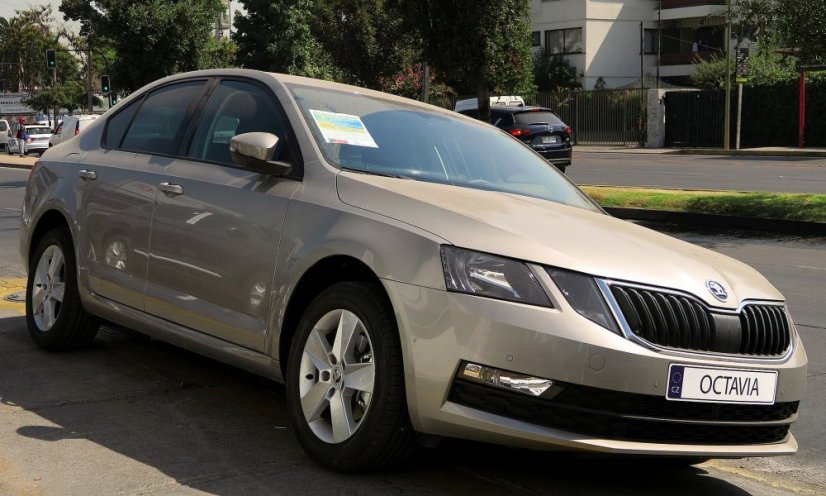 Könyöktámasz Škoda OCTAVIA 3, fekete, öko-bőr
