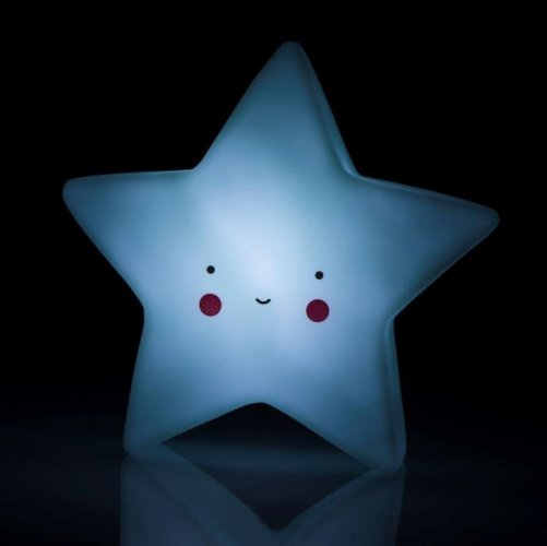 LED Dječja noćna lampa Plava Zvijezdica