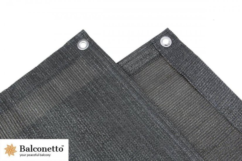 Balkonsichtschutz 1x6m 90% Balcone Dark Grey