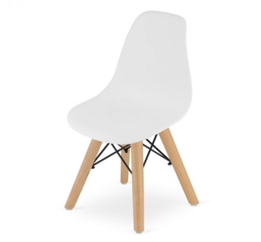 Dječja stolica u skandinavskom stilu Classic White