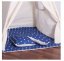 Gyermek sátor Teepee párnákkal, Csillagok kék színben