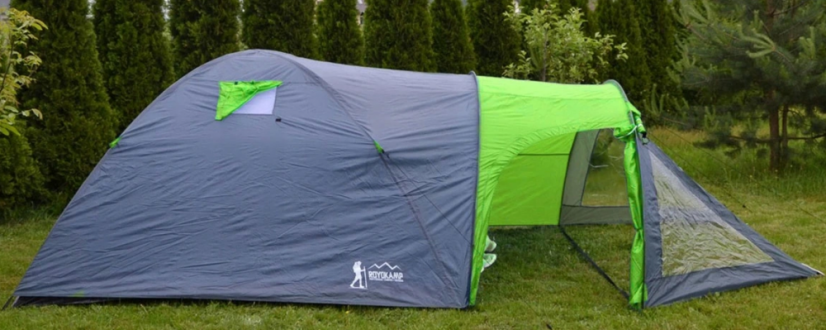 Šator za kampiranje za 4 osobe 450x210x150cm Family Camp