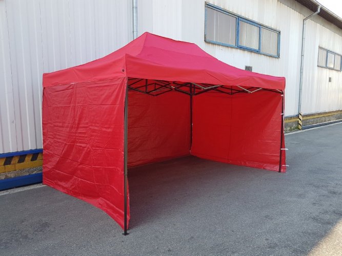 Sklopivi šator (pop up) 3x4,5 crveni SQ